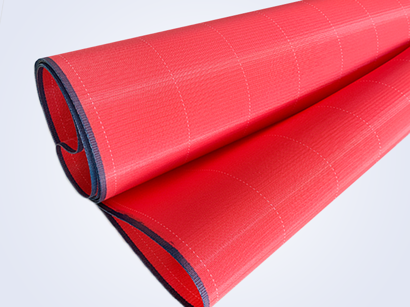 Red melt blown cloth mesh belt