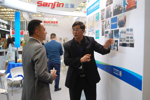 公司参加上海第27届中国国际玻璃工业技术展览会