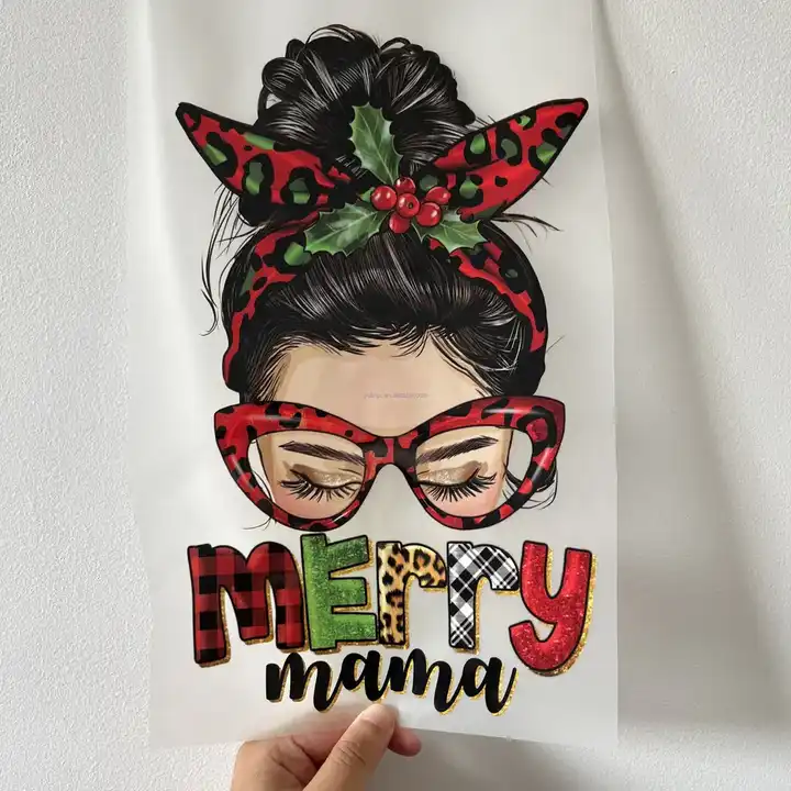 Custom Wholesale Waterproof Uv Dtf Printer Uv Dtf Sticker Decals with high adhesive Vinyl Label Uv Dtf Cup Wrap Transfer for cup