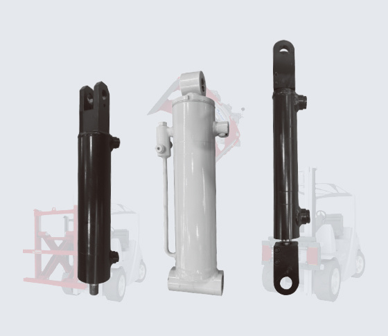 Cylinder for forklift accessories