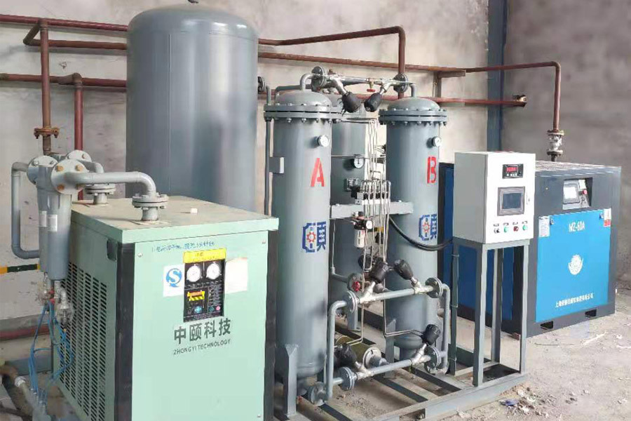In November 2019, the nitrogen production device of a chemical plant in Shizuishan, Ningxia was installed and ready to start