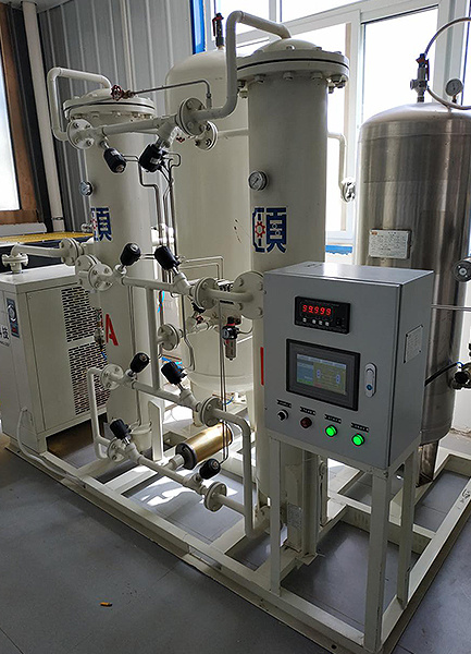 Ningxia Wuzhong Shiyu winery high purity nitrogen device started operation