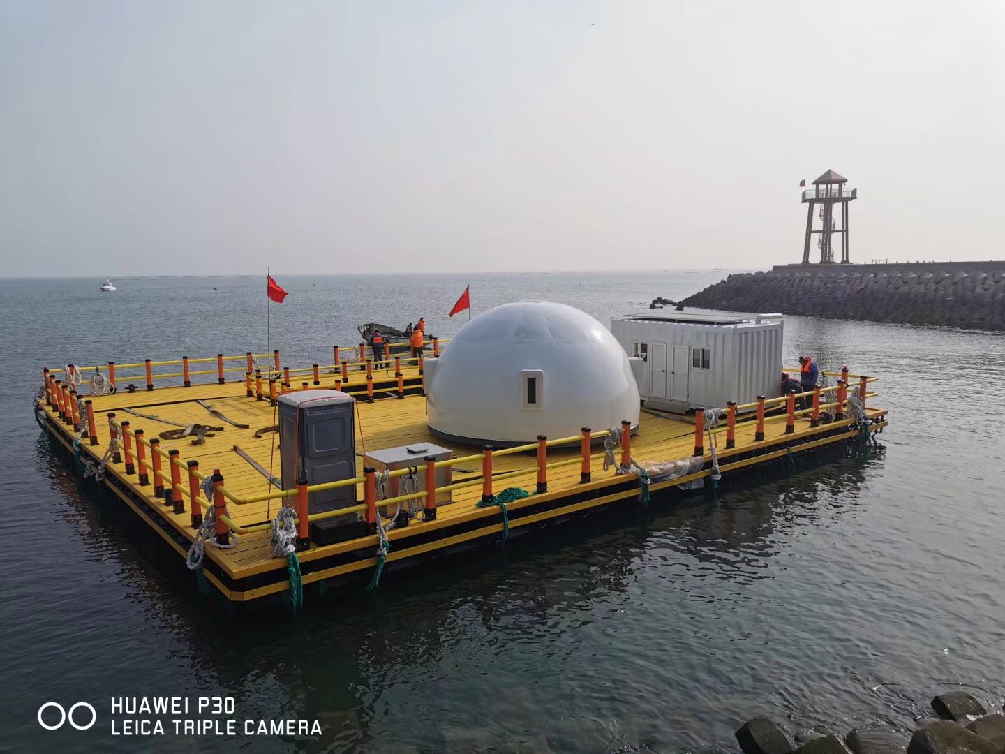 Qingdao Luhaifeng Marine Ranch leisure fishing integrated platform