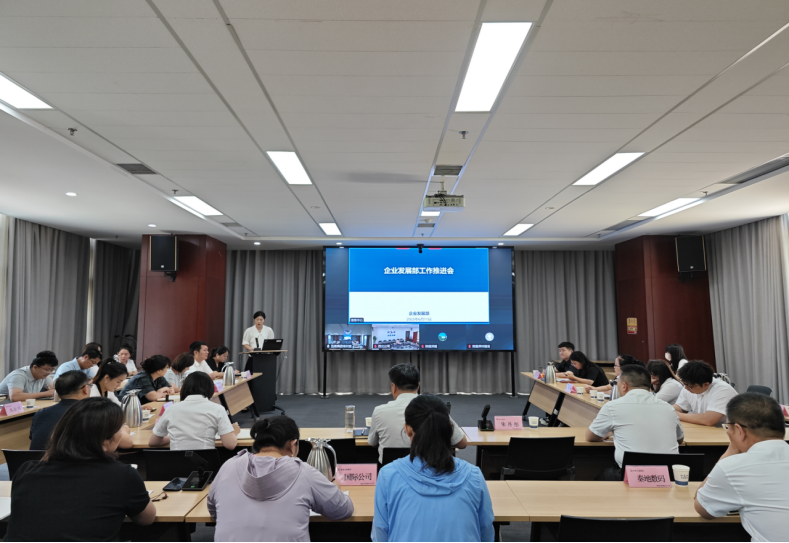 企業(yè)發(fā)展部召開工作推進(jìn)會