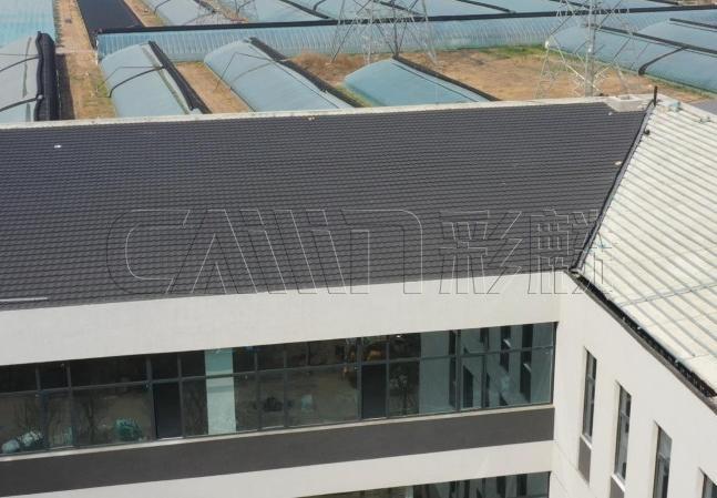 37000Cm威尼斯彩石金属瓦安装现场直击：匠心筑就建筑“彩甲”