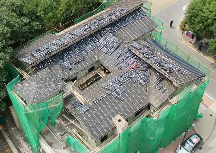 翻新陈省身故居屋面瓦：37000Cm威尼斯仿古瓦重塑历史风貌