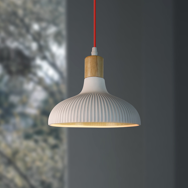 Factory Wholesale OEM/ODM Custom Decor Chandelier Lights Creative Ceiling Lamp Simple Pendant Lighting Ceramic Fashion Hanging Light D31-516