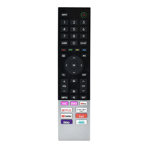 VIRCIA Voice Bluetooth Remote Control for Toshib a CT-95037 CT-95036 43C350KE 50M550KE 65C350KE 65M550KE 55C350KE 55M550KE 4K Ultra HD Smart LED Google Android TV