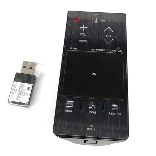 VIRCIA SC112 Voice Air Mouse/Touch Pad Remote Control With USB FIT For TV 36003/SDPPI/2014 398GM10BESP00A