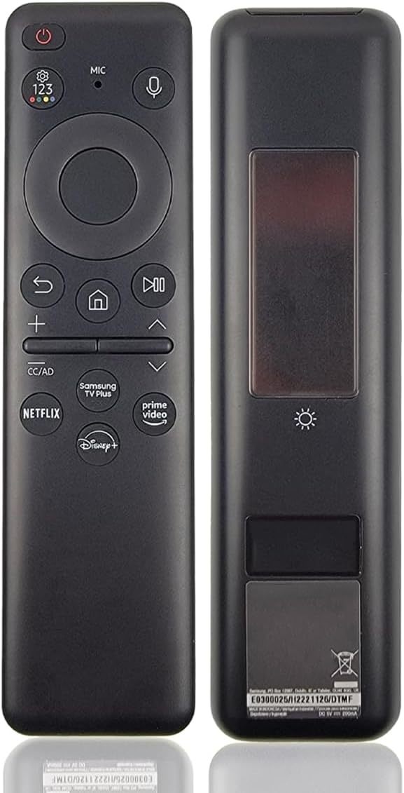 VIRCIA 2023 Model Original Solar Voice Remote Control Replacement Compatible with Neo QLED 8K HDR Smart TVs (BN59-01432A)