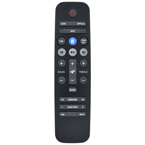 VIRCIA HTL3140 Replaced Remote Control fit for Philips Soundbar HTL3140B HTL3140B/F7 HTL3140B/F7 HTL2163B/F7