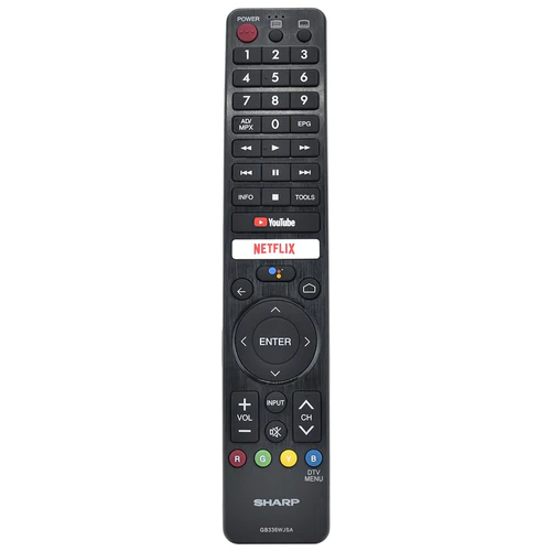 VIRCUIA Replacement TV Remote Control Stable Voice Function Universal ABS Television Shell for GB336WJSA for 4T C70BK1T for 2T C50BG1X for 42BG