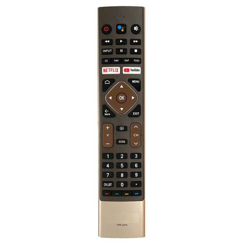 VIRCIA Voice Remote Control for Haier HTR-U27A HTR-U27E LE32K6600SG LE65K6600UG LE58U6900HQGA LE58U6900UG LE65U6900UG LE43K6600SG LE43K6700UG 4K UHD Smart Android TV