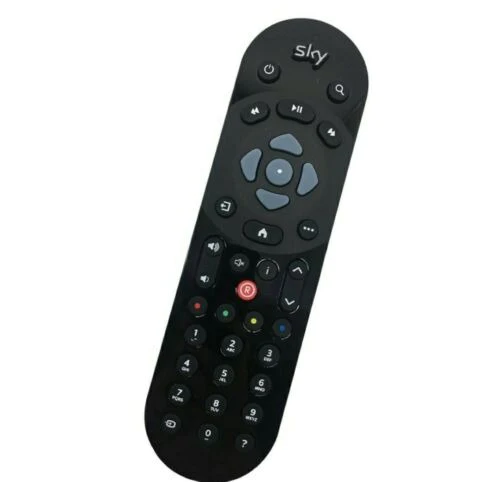 VIRCIA Universal Remote Control IR for Sky Q TV Box Controller Sky Q Remote Original, Infra-Red Control, Suitable for Sky Broadcasting Company All Sky Q Boxes