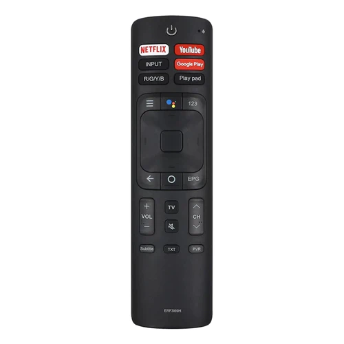 VIRCIA ERF3I69H Replaced Voice Remote Control Compatible with Hisense Smart 4K TV 50RG 55RG 65RG 55H9100E 55Q8809 65H9100E, Backup Remote for ERF3B69 ERF3A69S ERF3B69S ERF3I69H W9HBRCB0006