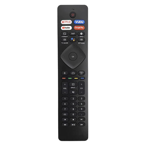 VIRCIA NH800UP RF402A-V14 RF402AV14 Voice Remote Control Compatible with Philips Smart LED TV 4K Ultra HD (2160p) Android Smart LED TV