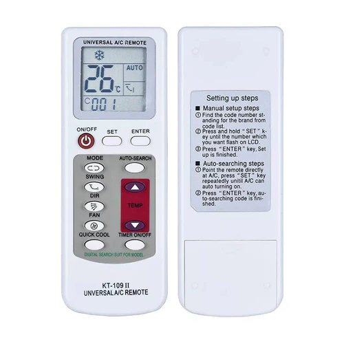 VIRCIA KT-109 II AC Remote Control For Air Conditioner (Tanpa Stand)