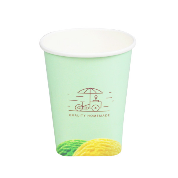 Round Top-Square Base Paper Cup-12ozB