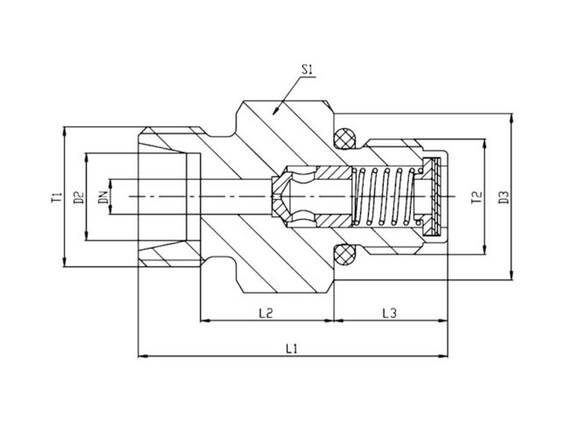 One-Way Throttle Valve