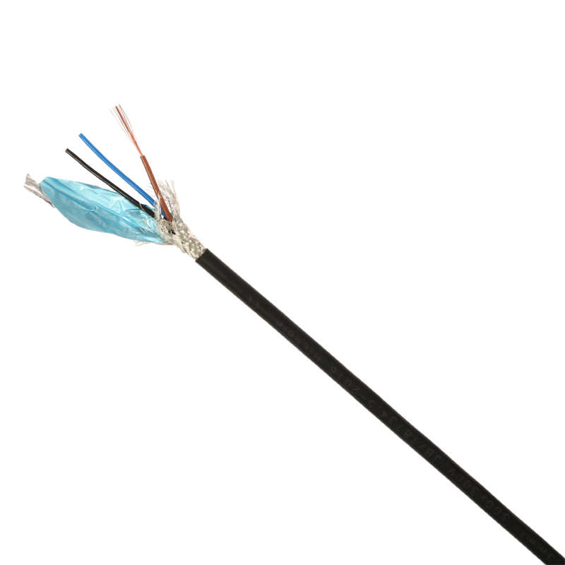 Electronic cable RVVP with shielded electronic connection cable wire and cable