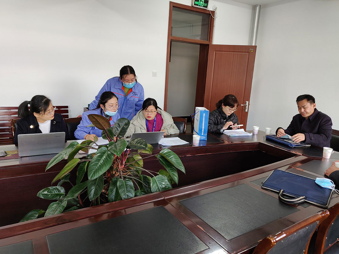2月23日，市科技局、市统计局领导到我公司考察研发投入情况。