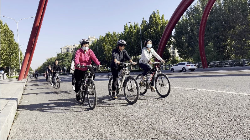 健康骑行 点亮青春 ——公司成功举办环九龙湖-方山景区骑行活动