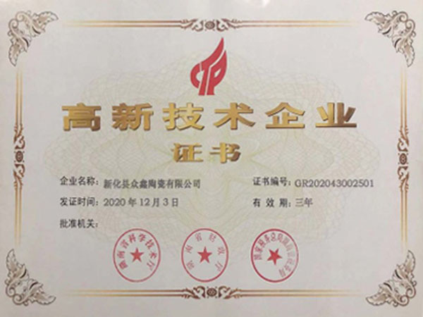 高新技術企業(yè)證書 高新技術企業(yè)證書