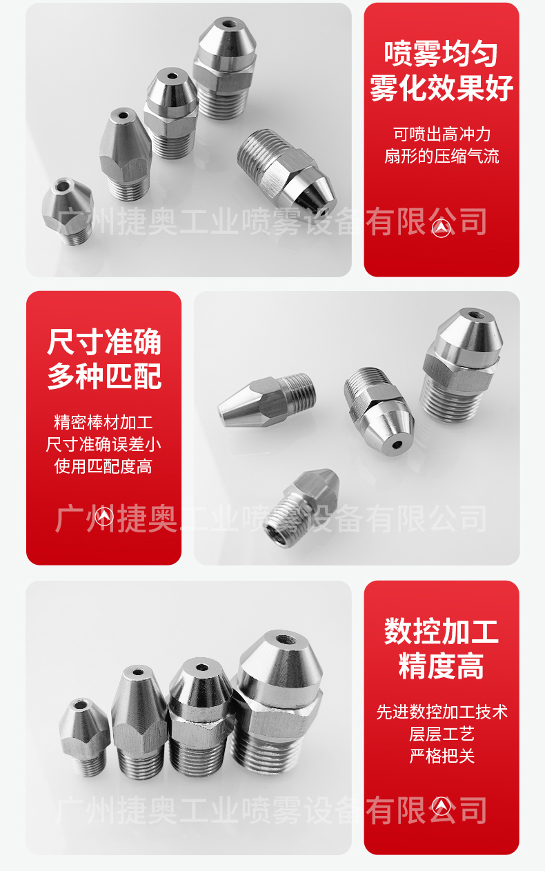 直線子彈頭噴嘴