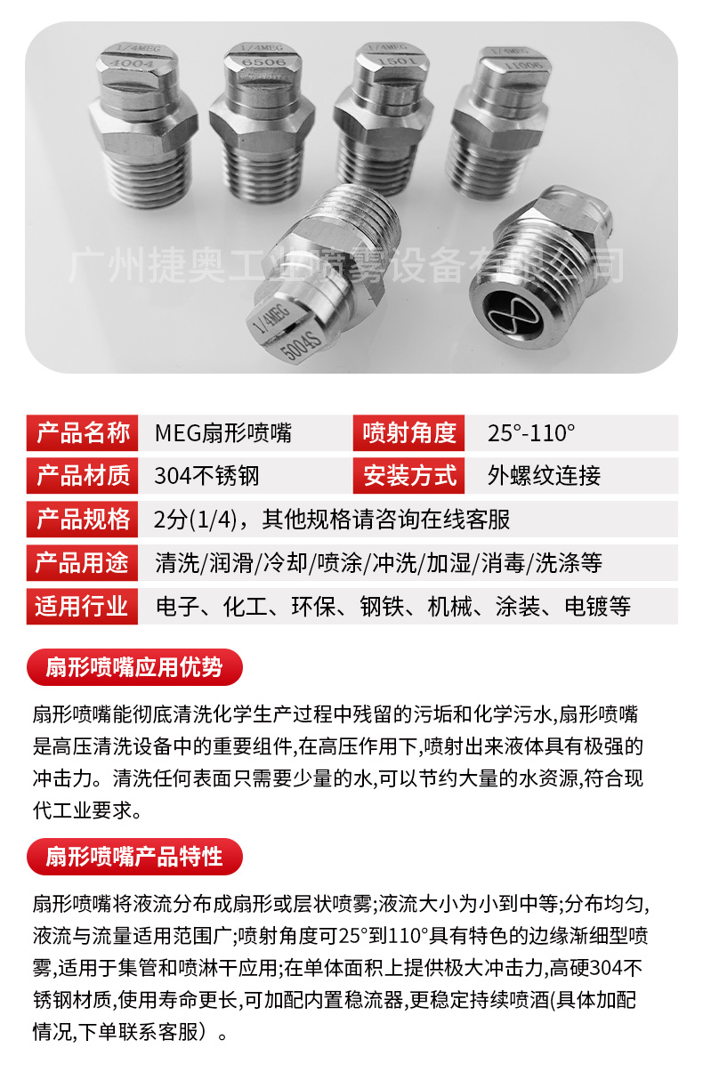 扇形噴嘴
