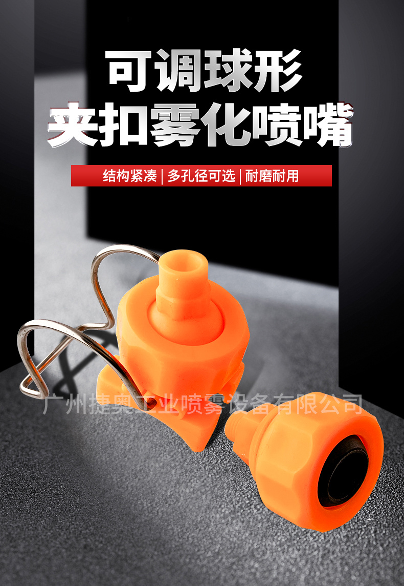 夾扣噴嘴