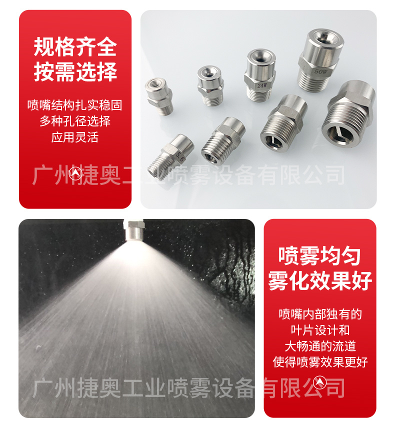 廣角實心錐噴嘴
