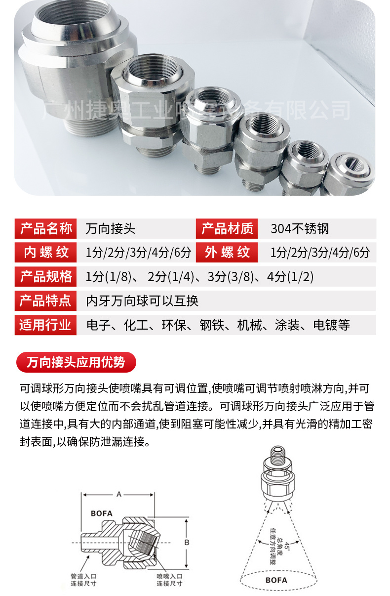 可調(diào)球接頭