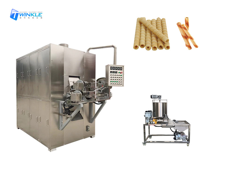 AUTOMATIC CORE-FILLING EGG ROLL/WAFER STICK PRODUCTION LINE