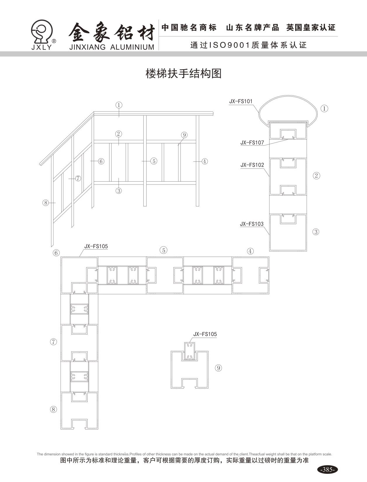 楼梯扶手结构图