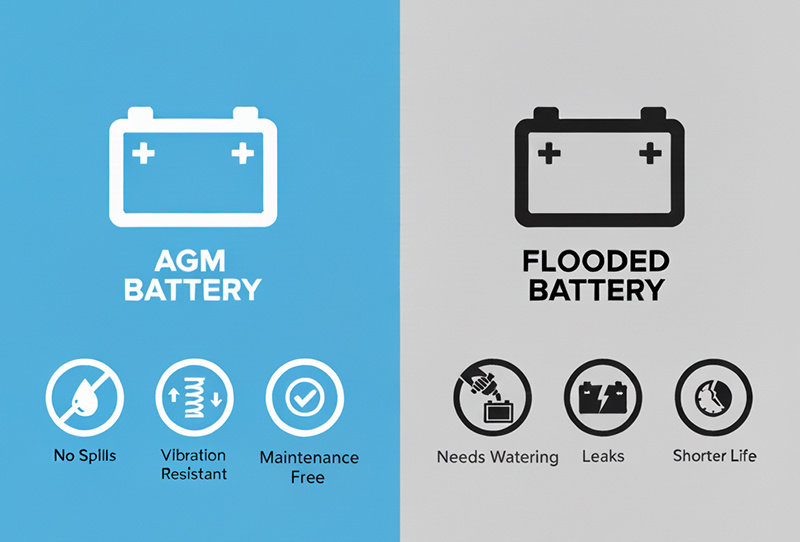 AGM VS. Flooded Batteries-Pros and Cons