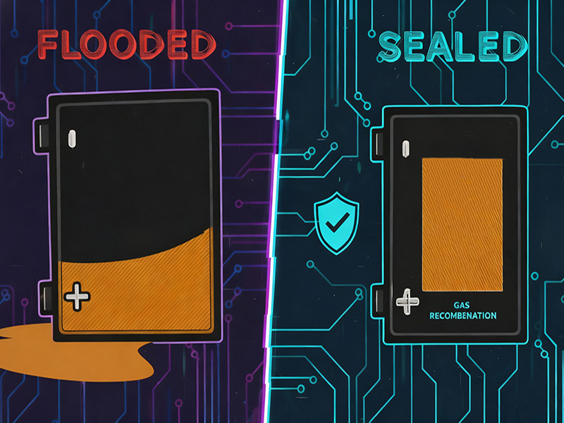 AGM vs flooded battery-safety