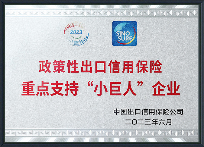 Policy export credit insurance focuses on supporting "little giant" enterprises
