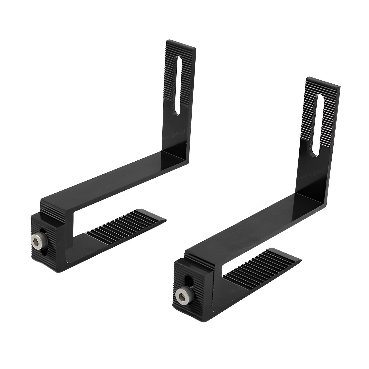 Slimline Solar Panel Tile Roof Mount Hook Aluminum Black Slimline Tile Roof Hook