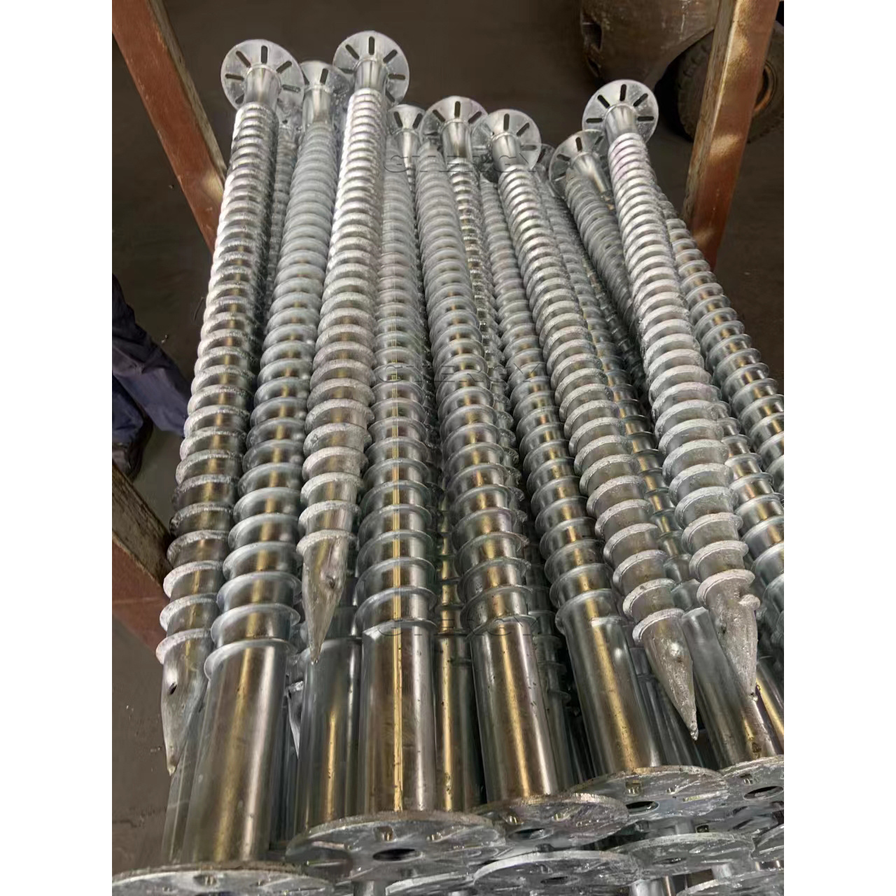 Galvanized Ground Screw Anchor Pile Solar Mounting Ground Screw