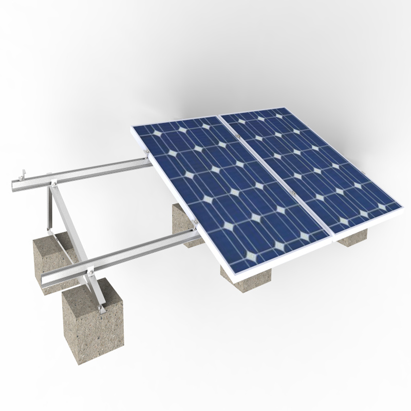 Solar Triangle Mounting Bracket for Flat Concrete Rooftop