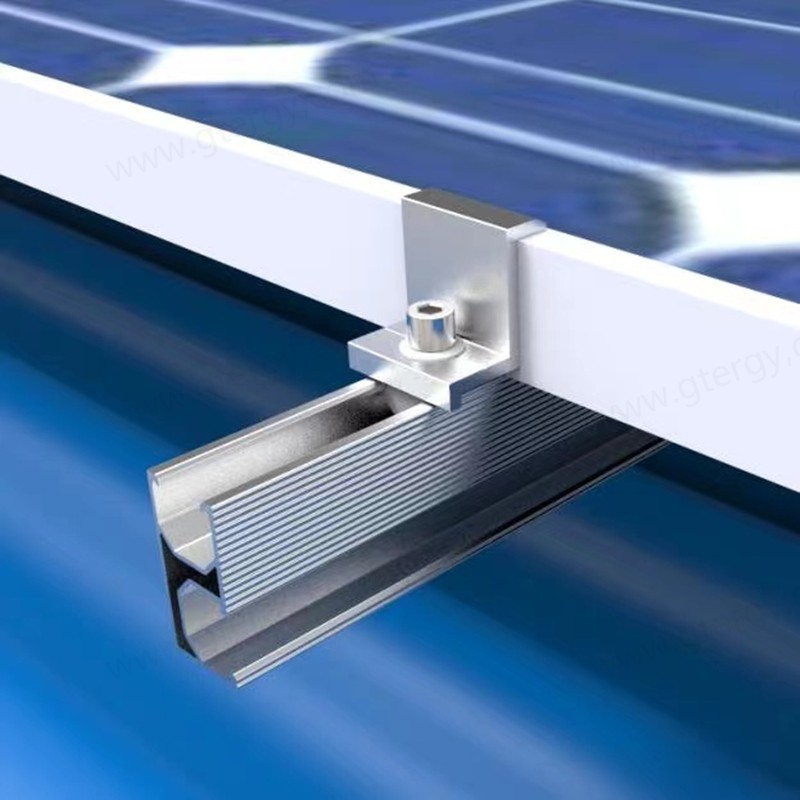 35mm Aluminum Solar Panel End Clamp For Solar Panel Mounting