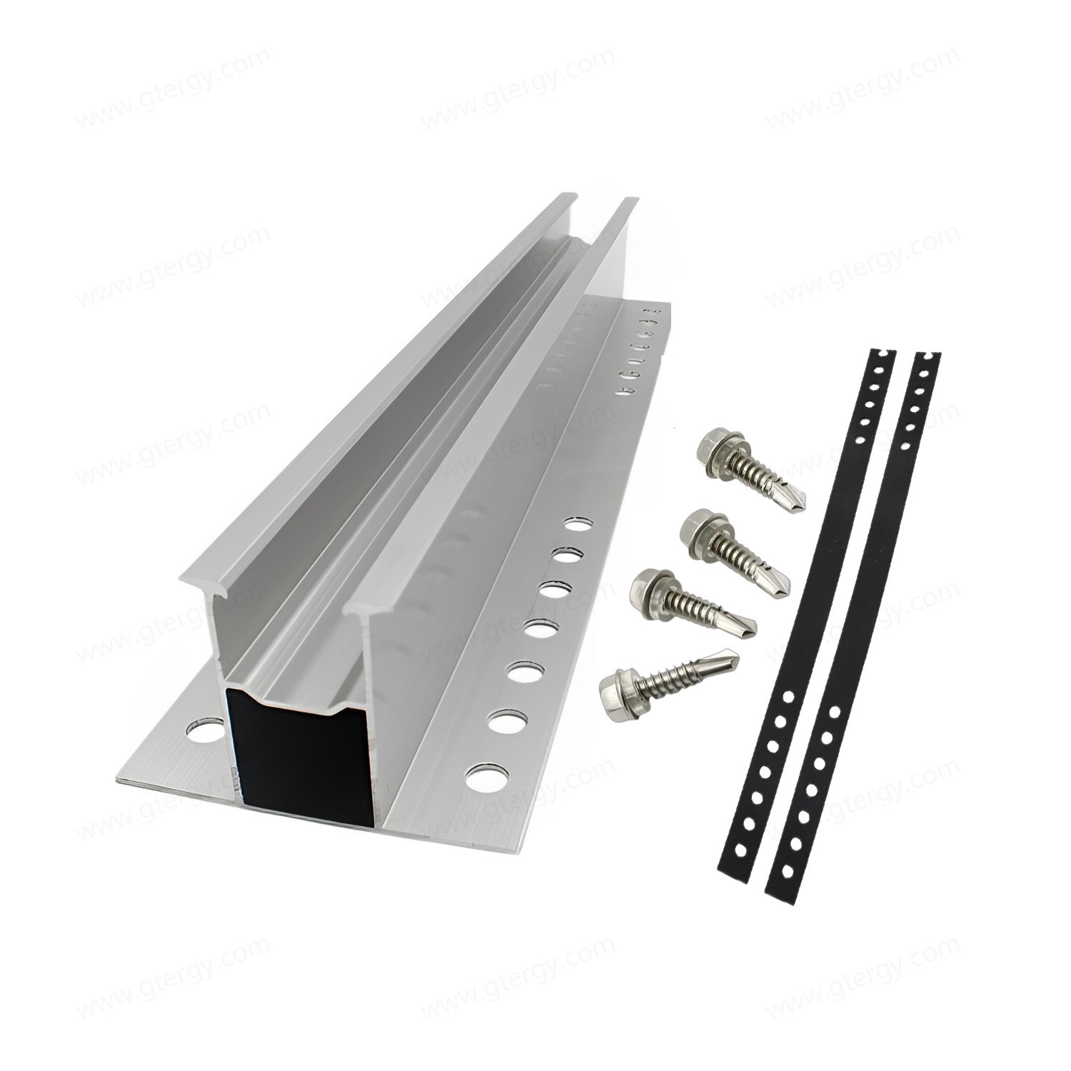 Metal Rooftop System Solar Trapezoidal Rail Rails Mini Solar