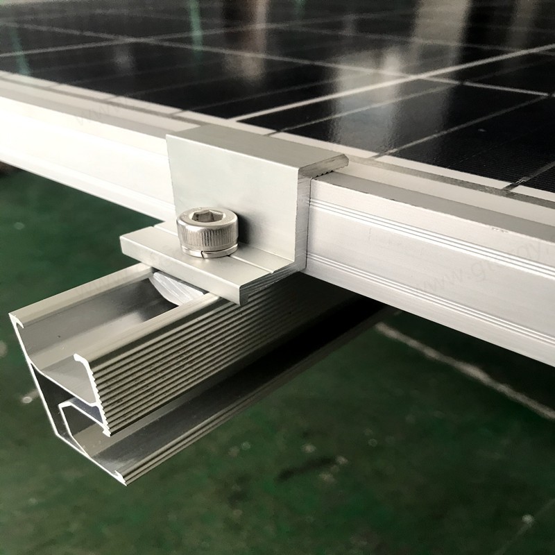 35mm Aluminum Solar Panel End Clamp For Solar Panel Mounting
