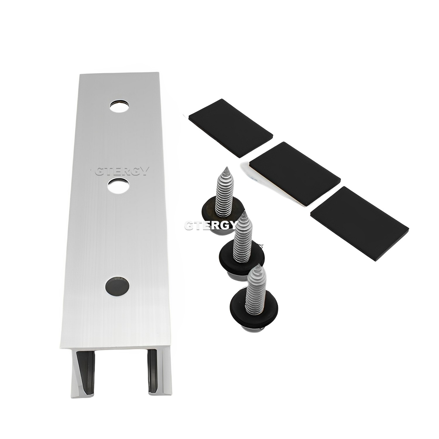 Solar Aluminum U Shape Rail for Trapezoidal Metal Roof Mounting