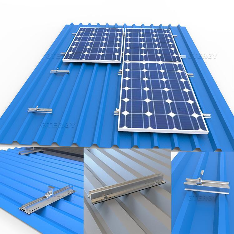 Rail-less solar mounting mini rail