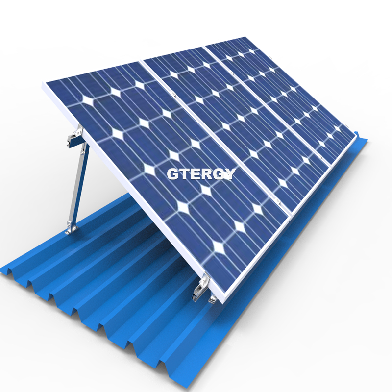 Adjustable Multi-Piece Solar Panel Mounting Brackets