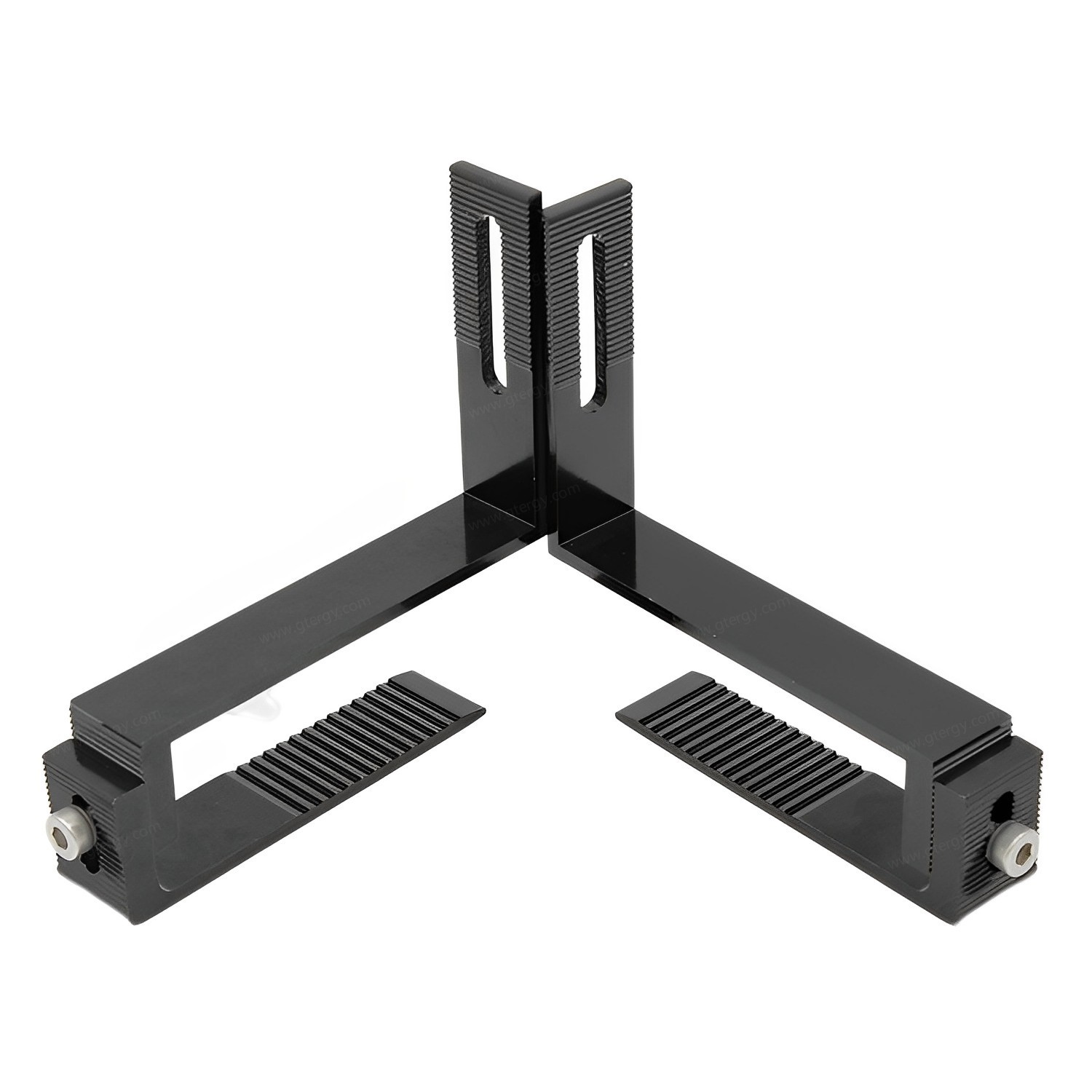 Slimline Solar Panel Tile Roof Mount Hook Aluminum Black Slimline Tile Roof Hook