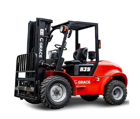 3-3.5 ton rough terrain forklift 2WD