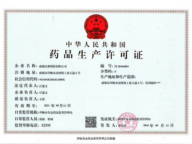 Drug manufacturing license Drug manufacturing license