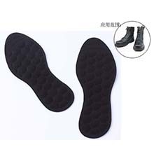 Shock-absorbing and odor resistant bubble massage insoles